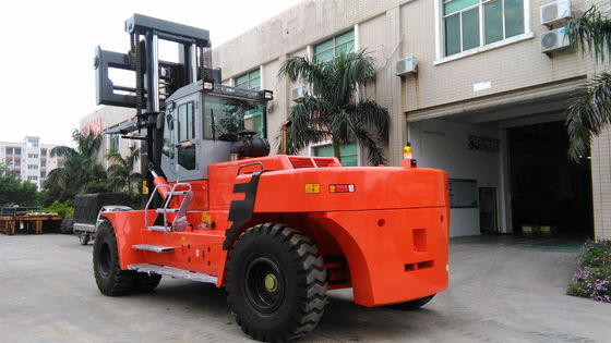 7260mm Dönüş Yarıçapı ile 2 Aşama / 3 Satır Direk Portu Forklift 40 Ton
